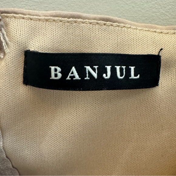 Banjul Satin Puff Sleeve Top in Taupe - Picture 5 of 6